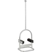 Esschert Design Schoenschraper met Borstel 78.5 cm Zilver - thumbnail