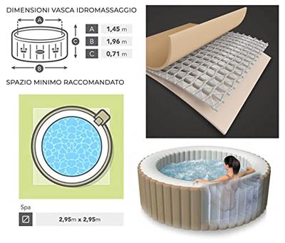 Intex Pure Spa Bubble Therapy 4 persoons opblaasbare spa