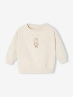 Unisex baby sweater MIFFY gemêleerd beige - thumbnail