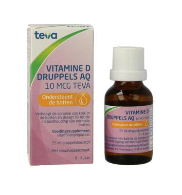 Teva Vitamine D AQ druppels 10 mcg 25 Milliliter