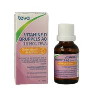 Teva Vitamine D AQ druppels 10 mcg 25 Milliliter - thumbnail