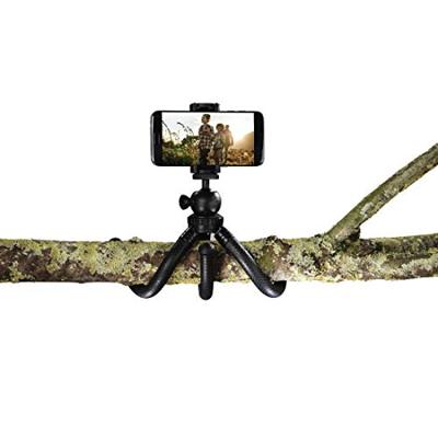 Hama Tripod 1/4 inch Werkhoogte: 16 - 27 cm Zwart Voor smartphones en GoPro, Kogelkop