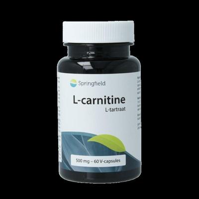 Springfield L-Carnitine 60 Vegetarische capsules Springfield L-Carnitine 60 Vegetarische capsules