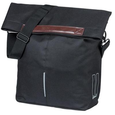 Basil Tas city shopper zwart | mik hooks | 16l