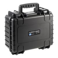 B&W outdoor.cases type 3000 zwart + plukschuim - thumbnail