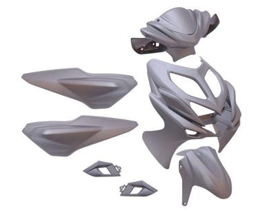 Edge plaatset aerox-r vanaf bj. 2014 9 delig mat grijs Edge plaatset aerox-r vanaf bj. 2014 9 delig mat grijs