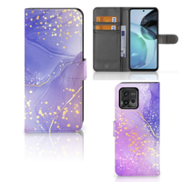 Hoesje voor Motorola Moto G72 Watercolor Paars - thumbnail