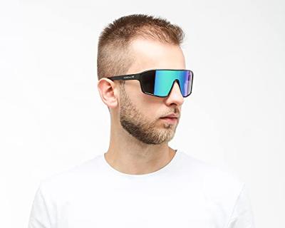 Red bull spect eyewear daft brown blue mirror - sports glasses