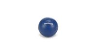 Rubber bal massief hondenspeeltje blauw 5 cm - thumbnail