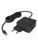 ICY BOX USB Type-C® Steckerladegerät USB-oplader Zwart - thumbnail