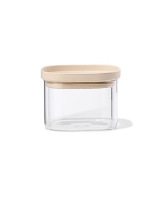 HEMA Voorraad bus 470ml glas met deksel (transparant)