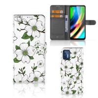 Motorola Moto G9 Plus Hoesje Dogwood Flowers - thumbnail