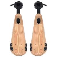 VidaXL Schoenspanners maat 41-46 massief grenenhout - thumbnail