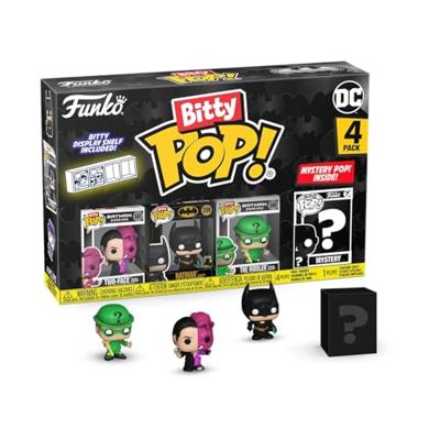 DC Batman Funko Bitty Pop! 4-Pack: Two-Face / Batman / The Riddler