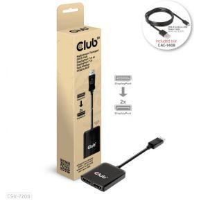 CLUB3D CSV-7200 video splitter DisplayPort 2x DisplayPort CLUB3D CSV-7200 video splitter DisplayPort 2x DisplayPort