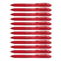 Gelschrijver pentel bl107 energel-x m rood | 12 stuks - thumbnail