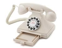 GPO GPOCARRPBIV Carrington Classic Desk Telephone Push Button Ivory - thumbnail
