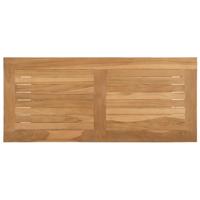 Wandtafel Bruin 80 x 35 x 75 cm Massief teakhout - thumbnail
