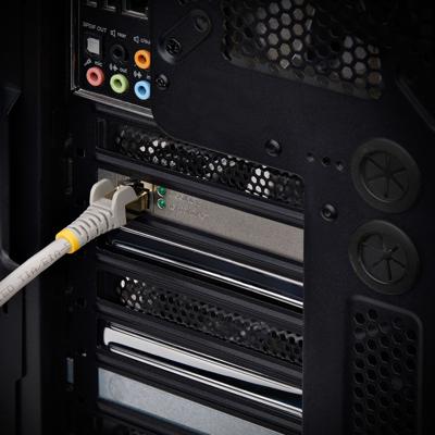 USB-kabel Startech PR12GI-NETWORK-CARD Zwart