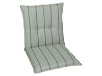 GO-DE Textil Tuinkussen (Stoelkussens voor stoelen met een lage rugleuning, Taupe) - thumbnail