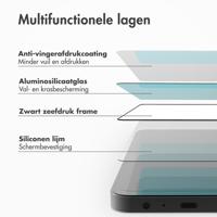 Accezz Gehard Glas Full Cover Screenprotector met applicator Samsung Galaxy A54 / S23 FE Smartphone screenprotector Transparant - thumbnail