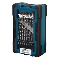 Makita D-78368 Metaal-spiraalboorset 1 mm, 1.5 mm, 2 mm, 2.5 mm, 3 mm, 3.5 mm, 4 mm, 4.5 mm, 5 mm, 5.5 mm, 6 mm, 6.5 mm, 7 mm, 7.5 mm, 8 mm, 8.5 mm, 9 mm, 9.5 - thumbnail