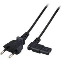 ACT AK5420 230V Stroomkabel Euro Male/C7 Female (Angled Left/Right) - 1 meter - thumbnail