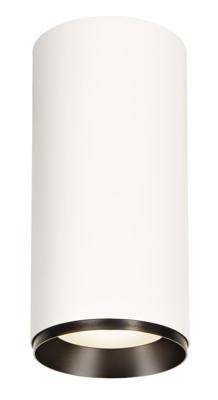 SLV OpbouwspotNuminos XL Dali cilinder wit/zwart 4000K - 60gr - 1005776