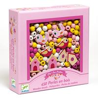 Houten kralen - Vogels - DJECO meerkleurig - thumbnail