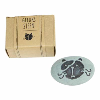 Gelukssteen Zeepsteen Kat Gelukssteen Zeepsteen Kat