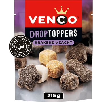 Venco Droptoppers Krakend & Zacht 215 g bij Jumbo