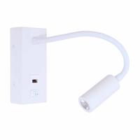 Artdelight Wandlamp Easy USB wit - thumbnail
