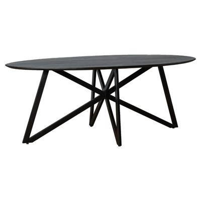 Oslo Black Acasia Web Leg 200cm-13386