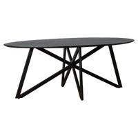 Oslo Black Acasia Web Leg 200cm-13386 - thumbnail