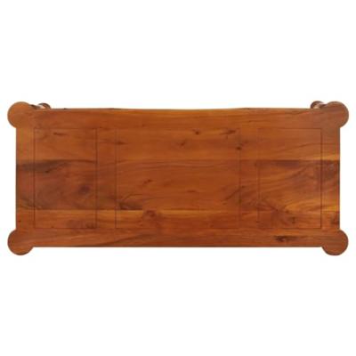 Bureau met lades 110x50x76 cm massief acaciahout