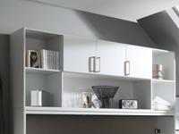 Opzetkast ALBANO 3 deuren wit - thumbnail