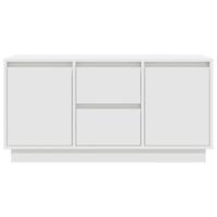 Tv-meubel met LED-verlichting 100x41x50 cm wit - thumbnail