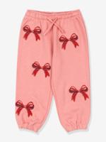 Joggingbroek met knopen rozen - thumbnail