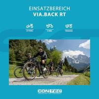 CONTEC bagagedragertas "via.back rt" ct pannier bag via.back rt black - thumbnail