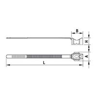 Fischer 519808 FF 8 - 32 Kabelbinder 80 stuk(s) - thumbnail