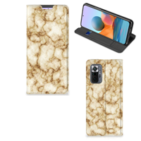 Xiaomi Redmi Note 10 Pro | Standcase | Marmer Goud - thumbnail