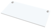 Fellowes bureaublad, ft 160 x 80 cm, wit - thumbnail