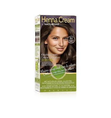 Naturtint Henna Cream 5.0 Licht Kastanjebruin Semi-Permanente Kleuring