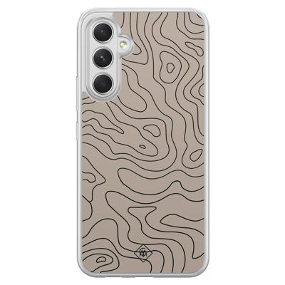 Samsung Galaxy A34 hybride hoesje - Abstract lines