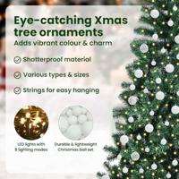 VidaXL Kunstmatig voorverlicht kerstboom groen 210 cm pvc en metaal - thumbnail