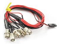 Fastrax Verlichting set met aluminium houders & 6 LEDs - Wit - thumbnail