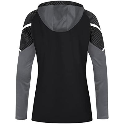 JAKO 6722 Sweater Met Kap Performance - Zwart/Antra Light - L