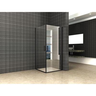 Wiesbaden Douchecabine Uni 2 Draaideuren 90x90 cm Nano Helder Glas 8 mm Mat Zwart Wiesbaden Douchecabine Uni 2 Draaideuren 90x90 cm Nano Helder Glas 8 mm Mat Zwart