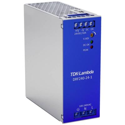 TDK-Lambda DRF240-24-1 DIN-rail netvoeding 24 V/DC 240 W Aantal uitgangen:1 x Inhoud 1 stuk(s)