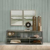 Riviera Maison - Midtown Flatscreen Dresser - Grijs - thumbnail